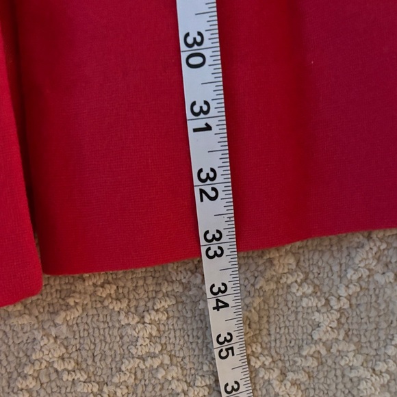 Vintage Red Double-breasted Swing Coat - Picture 8 of 10